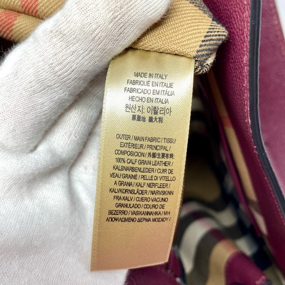 Burberry medium soft grain buckle satchel / shoulder bag - Picture 9 of 14